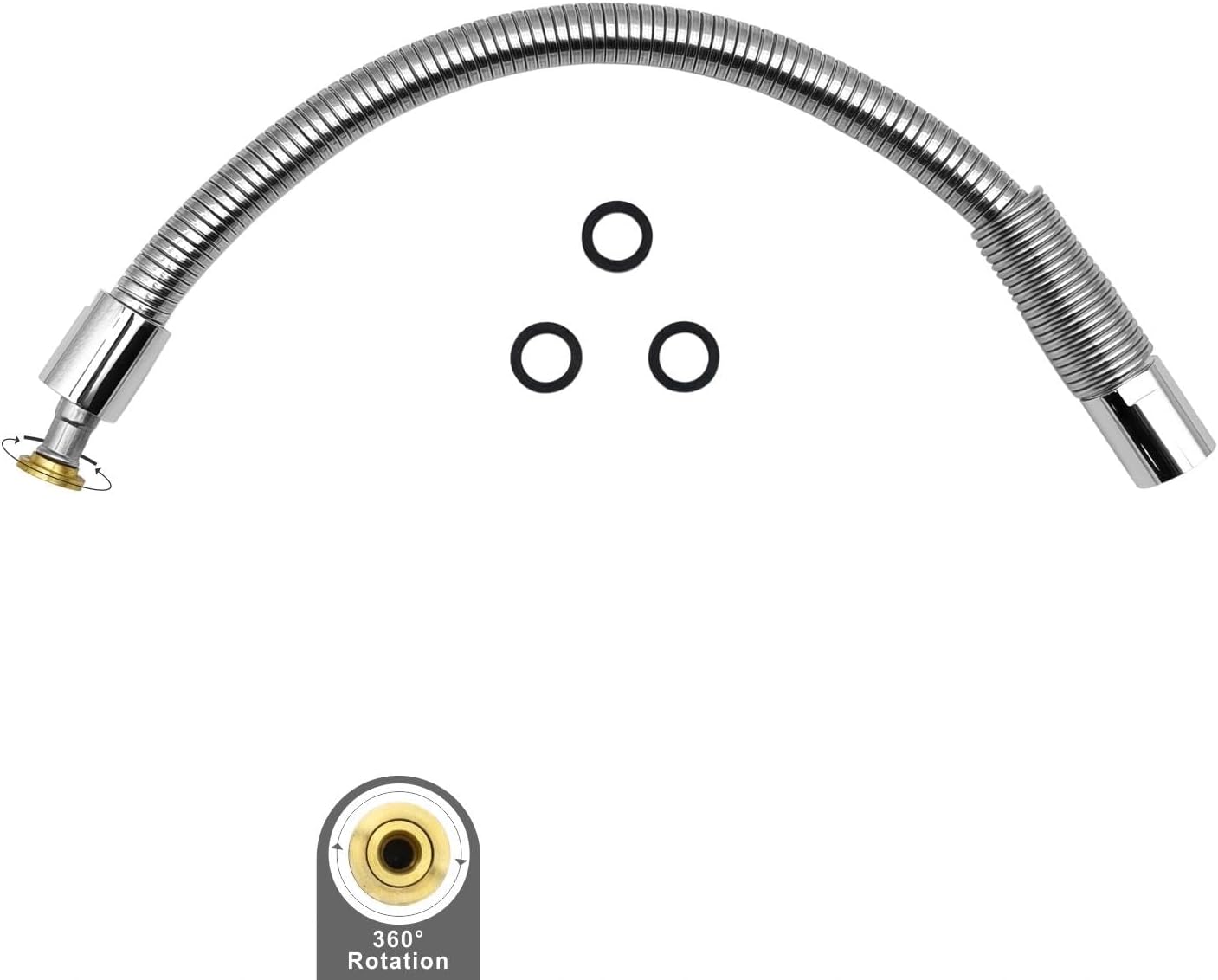 Achelous HC-0018-C - 18” stainless hose