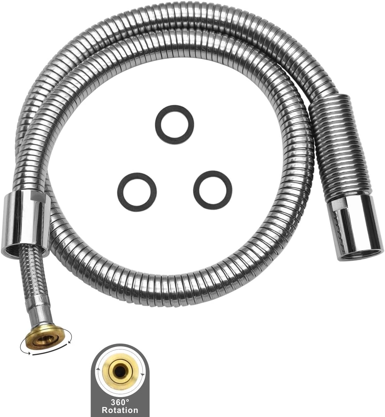 Achelous HC-0038-C - 38” stainless hose